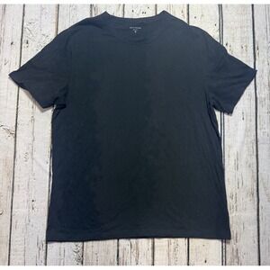 Mott & Bow -T-Shirt Short Sleeve Black Cotton Casual Mens XL